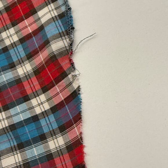 Vintage Wrangler Plaid Button Front Shirt Sz Lrg Tall Western Cowboy Ranch Style - Picture 6 of 10